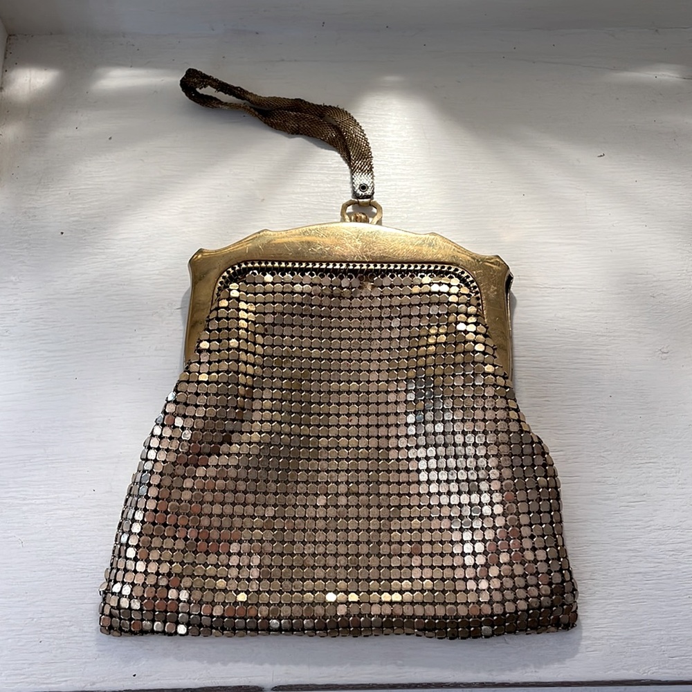 Vintage Whiting & Davis Gold Purse